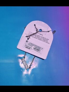 Luv Aj GOLD 'REDSOX' Letter Pendant Necklace